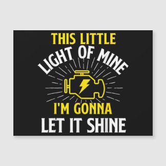 Carte Magnétique Engine Control Light - Car Guy Auto Mechanic