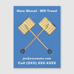 Carte Magnétique Entreprise de tournage de neige