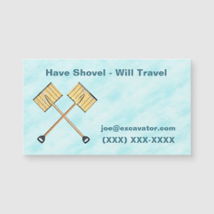 Carte Magnétique Entreprise de tournage de neige