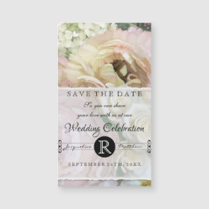 Carte Magnétique Épargnez les aimants de date Marché de fleurs fran