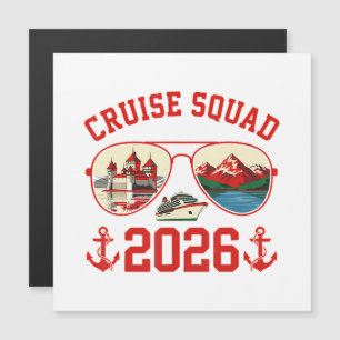 Carte Magnétique Équipe de croisière Voyage en Suisse 2026