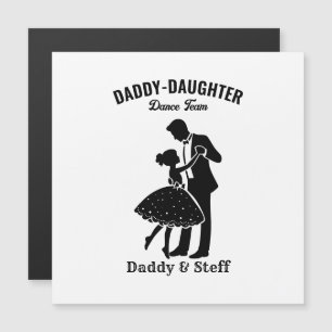Carte Magnétique Équipe de danse papa-fille (4) T-shirt