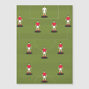 Carte Magnétique Équipe de football jouets