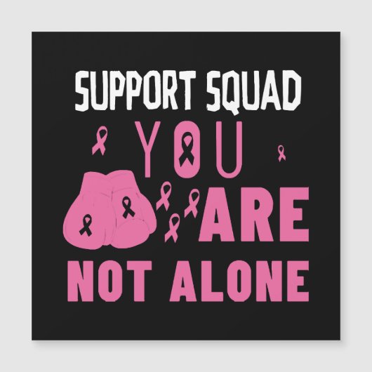 Carte Magnétique Équipe de soutien Vous n'êtes pas seul (Devant)