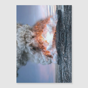 Carte Magnétique Eruption du volcan Kilauea à Hawaï,