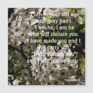 Carte Magnétique Ésaïe 46:4