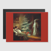 Carte Magnétique Esprit de Noël présent (Devant / Derrière)