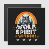 Carte Magnétique Esprit Wolf à l'intérieur (Devant / Derrière)