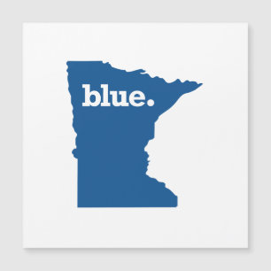 CARTE MAGNÉTIQUE ÉTAT DE BLEU DU MINNESOTA