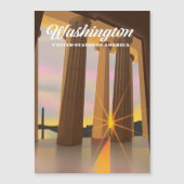 Carte Magnétique États-Unis d'Amérique (Devant)