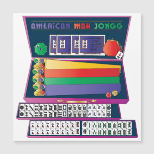 Carte Magnétique Étui plat magnétique pour Mahjong
