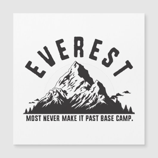 Carte Magnétique Everest (Devant)