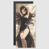 Carte Magnétique Evil Elf Queen Anime (Devant / Derrière)