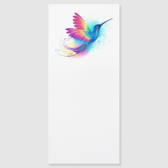 Carte Magnétique Exotic Rainbow Hummingbird (Devant)