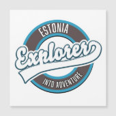 Carte Magnétique Explorateur d'Estonie dans l'aventure  (Devant)
