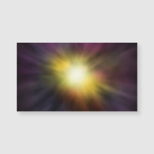 Carte Magnétique Explosion de l'oeuvre spatiale numérique Cool Star