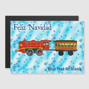 Carte Magnétique Express de Noël - Feliz Navidad