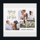 Carte Magnétique Faire 50 beau anniversaire multi photo vacances c<br><div class="desc">multi photo 50e anniversaire invitation</div>