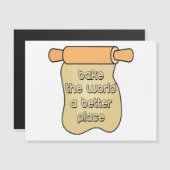 Carte Magnétique Faire du monde un meilleur endroit (Devant / Derrière)