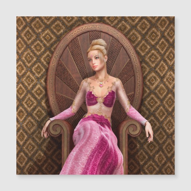 Carte Magnétique Fairytale Princess (Devant)