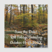 Carte Magnétique Fall Creek avec réflexion à Laurel Hill Park (Devant)