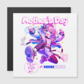 Carte Magnétique Fantastique Bonne Fête des Mères | (Devant / Derrière)