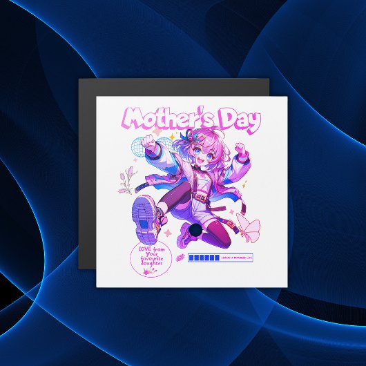 Carte Magnétique Fantastique Bonne Fête des Mères |