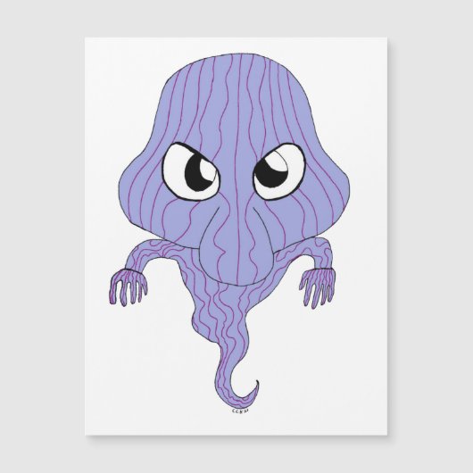 Carte Magnétique fantôme de style Chibi (Devant)