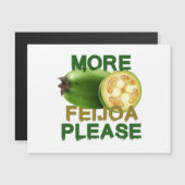 CARTE MAGNÉTIQUE FEIJOA FRUIT ! CADEAU POUR LES AMATEURS RAREMENT D (Devant / Derrière)