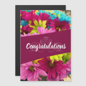 Carte Magnétique Félicitations (Devant / Derrière)