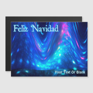 Carte Magnétique Feliz Navidad - Qaanaaq - Aurores boréales