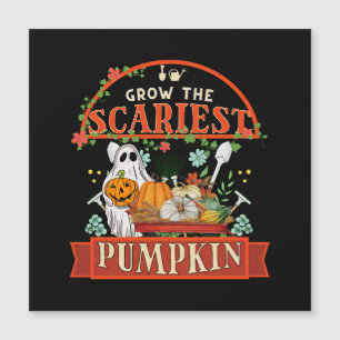 Carte Magnétique Ferme de citrouilles Halloween