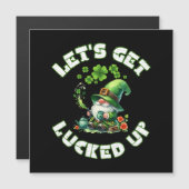 Carte Magnétique fête de saint patrick (Devant / Derrière)