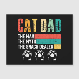 Carte Magnétique Fête des Pères Chat Papa