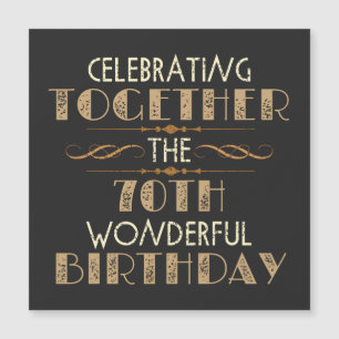 Carte Magnétique fête le 70e anniversaire