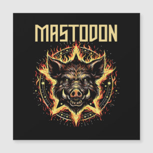 Carte Magnétique Feu de sanglier Mastodonte