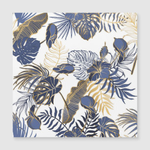 Carte Magnétique Feuilles tropicaux, arrière - plan sans couture da