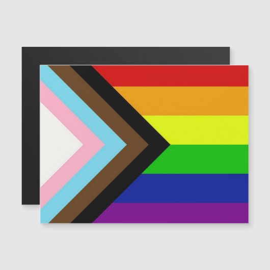 Carte Magnétique Fierté LGBTQ+ (Devant / Derrière)
