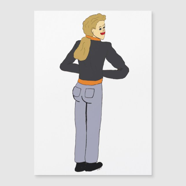 Carte Magnétique fille (Devant)