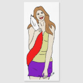 Carte Magnétique fille foy (Devant)