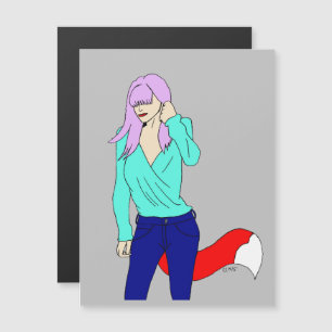 Carte Magnétique fille foy