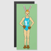 Carte Magnétique fillette (Devant / Derrière)