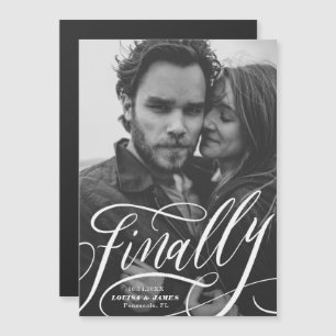 Carte Magnétique Finalement Postponed Covid Photo Save the Date Mag