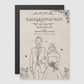 Carte magnétique fine (Devant / Derrière)