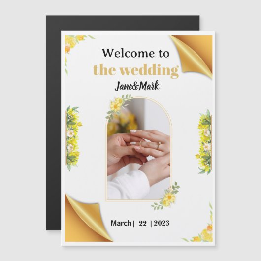 Carte magnétique fine (Devant / Derrière)