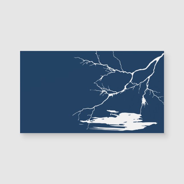 Carte Magnétique Flash dans la nuit (Devant)