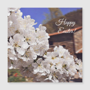 Carte Magnétique Fleur heureuse d'Easter.Cherry
