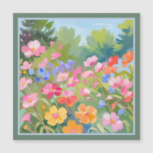 Carte Magnétique Fleurs