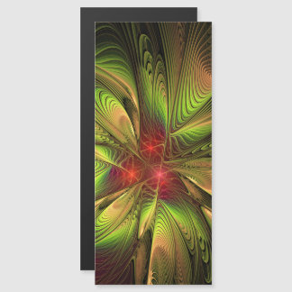 Carte Magnétique Fleurs imaginaires fractales douces et tendres