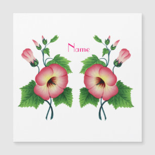 Carte Magnétique Fleurs roses perleuses Thunder_Cove